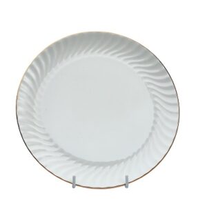 Gold Rim Starter Plate
