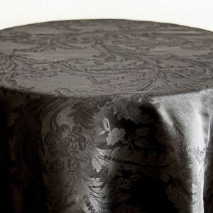 Damask Table Cloth – Black