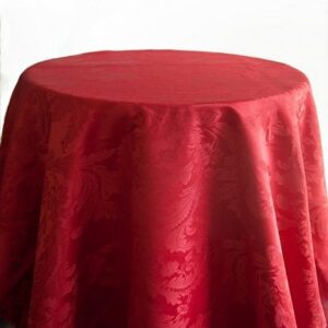 Damask Table Cloth – Red
